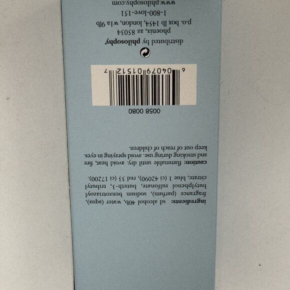 Philosophy Falling in Love 2oz Women's Eau de Toilette Spray Perfume NEW IN BOX - Picture 2 of 2